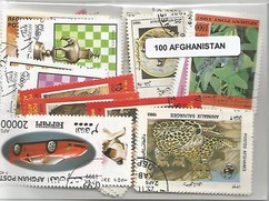 100  timbres d'Afghanistan