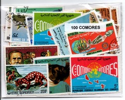 100 timbres des Comores