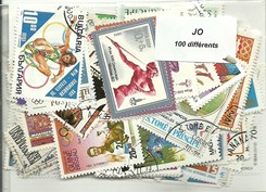 100 timbres thematique " J.O "
