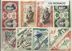 100  timbres de Monaco