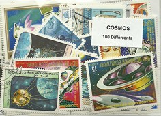 100 timbres thematique " Cosmos"