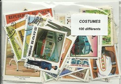 100 timbres thematique " Costumes"