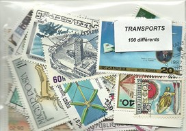 100 timbres thematique " Transports"
