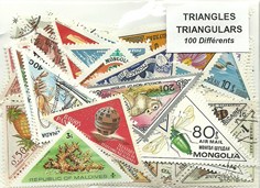 100 timbres thematique " triangles "