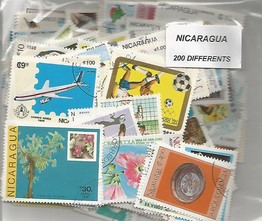 200 timbres du Nicaragua