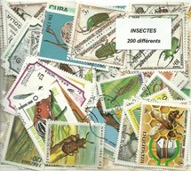 200 timbres thematique "Insectes"