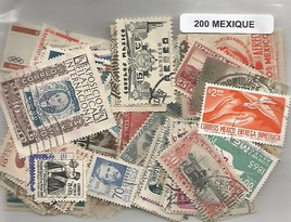 200 timbres du Mexique