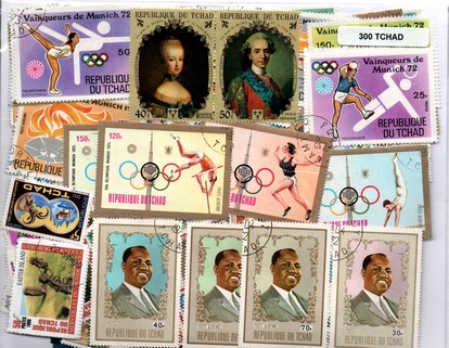 300 timbres du Tchad