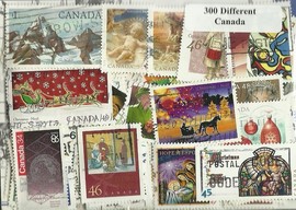 300 timbres du Canada