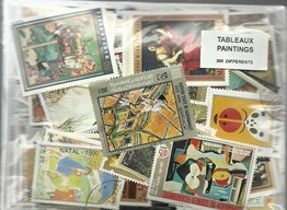 300 timbres thematique " tableaux"
