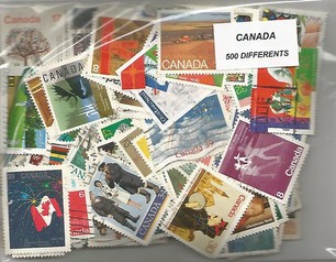 500 timbres du Canada