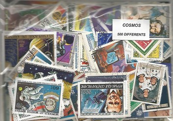 500 timbres thematique " Cosmos"
