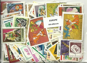 500  timbres d'Europe