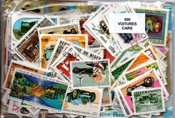 500 timbres thematique "Vehicules