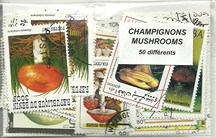 50 timbres thematique " Champignons"