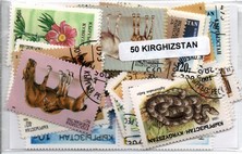 50 timbres du Kirghizstan