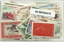50 timbres de Monaco