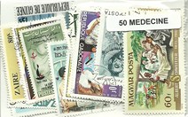 50 timbres thematique " Medecine"