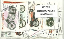 50 timbres thematique " Motos"