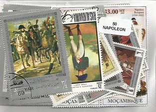 50 timbres thematique " Napoleon"