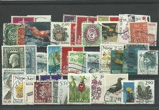 50 timbres de Norvege