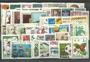 50 timbres de Pologne