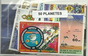 50 timbres thematique " Planetes"
