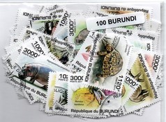 100  timbres du Burundi