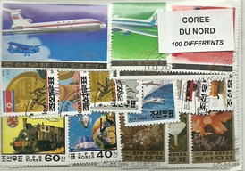 100 timbres de Corée du Nord