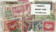 100  timbres de France avant 1946