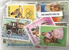 100 timbres de la Haute Volta