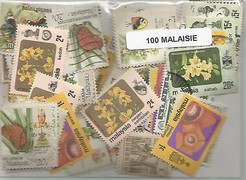 100 timbres de Malaisie