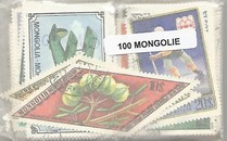 100 timbres de Mongolie