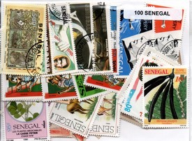 100 timbres du Senegal