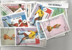 100  timbres de Somalie