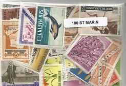 100 timbres de San Marin