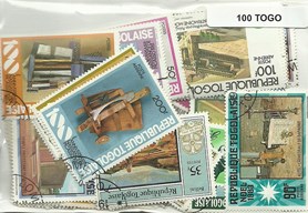 100 timbres du Togo