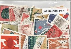 100 timbres de Yougoslavie