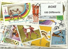 100 timbres thematique " Boxe "