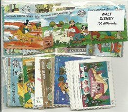 100 timbres thematique " Disney "