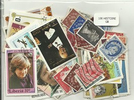 100 timbres histoire de la Grande Bretagne