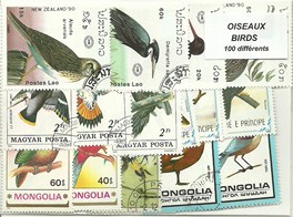 100 timbres thematique "Oiseaux"