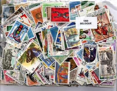 1000 timbres de belgique