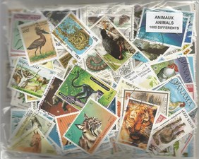 1000 timbres thematique "Animaux"