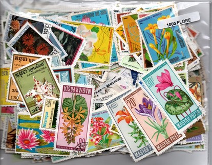 1000 timbres thematique "Fleurs"