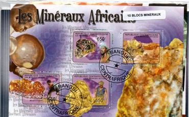 10 Blocs thematique " Mineraux"