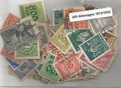 200 timbres d'Allemagne avant 1933