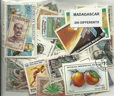 200 timbres de Madagascar
