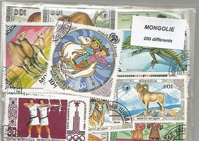 200 timbres de Mongolie