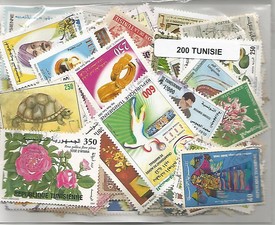 200 timbres de Tunisie
